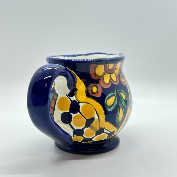 Talavera Hand Painted Pottery Creamer - Picture 4 of 6
